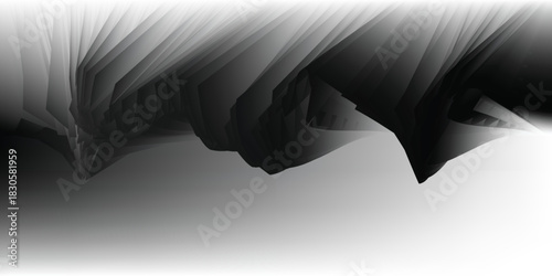 Grunge halftone gradient background. Faded grit noise texture. White and black sand wallpaper. Retro pixelated backdrop. Anime or manga style comic overlay. Vector graphic design textured template