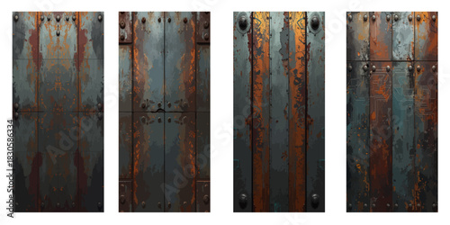 Post-Apocalyptic Concrete Texture – Cracked Fallout Wall Background