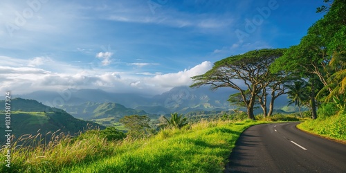 Fototapeta Naklejka Na Ścianę i Meble -  Cabo de SÃ£o Vicente coastline with water and sky, scenic summer travel landscape, Earth Day