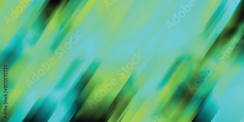 Abstract diagonal streaks of vibrant green and teal blend across a light blue background creating a dynamic and energetic visual texture perfect for modern design projects and digital art