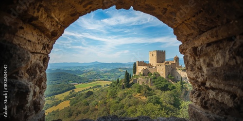Fototapeta Naklejka Na Ścianę i Meble -  Dog resting on sandy beach in a coastal setting, emphasizing relaxation and leisure, World Animal Day