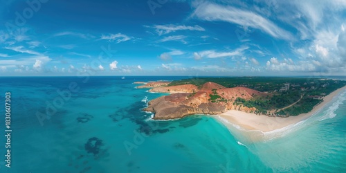 Fototapeta Naklejka Na Ścianę i Meble -  Wild horses grazing in a field, highlighting natural behavior and open landscapes
