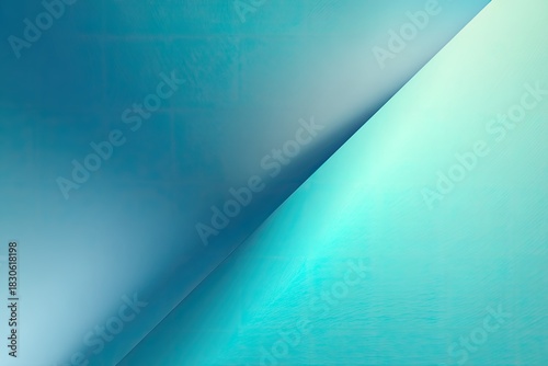 Abstract art features diagonal color separation between two gradient backgrounds