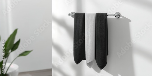 Wooden wall corner with natural patterned wallpaper providing an aesthetic background for decor, emphasizing texture and design, Earth Day