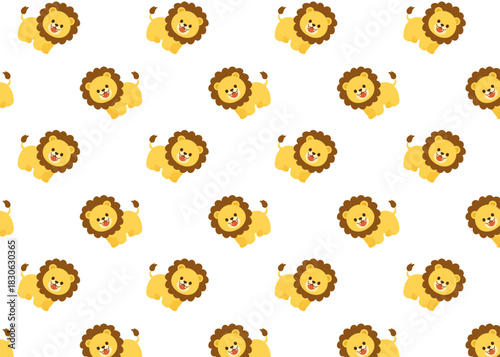 ライオン　パターン壁紙