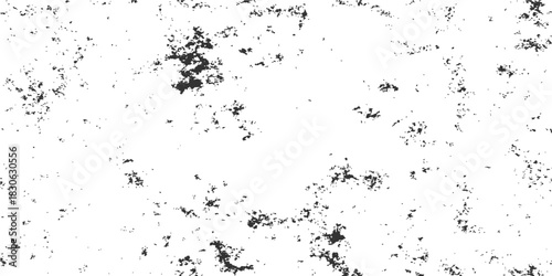 Abstract black ink splat vector illustration with a dirty grunge texture and paint splash pattern for art design background