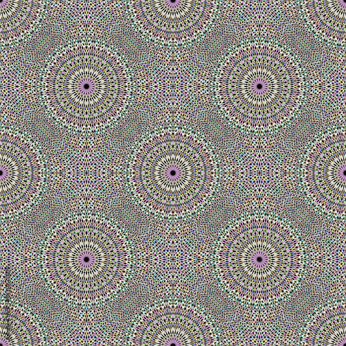 Light colored seamless stone mandala ornament pattern background