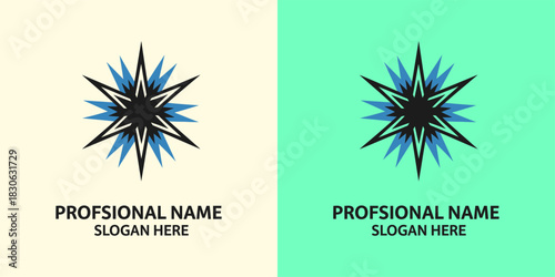 Elegant Starburst Logo Design with Sharp, Modern Appeal for Professional Branding