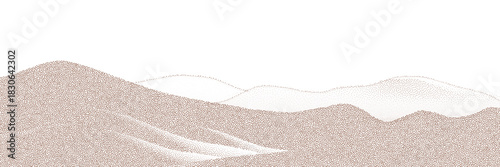 Chocolate and coffee powder scattered on light background with cocoa particles and brown sand texture top view.