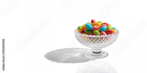 Colorful almond candies in ...