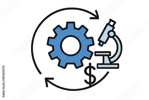 Business mechanism connecting scientific discovery, laboratory research, and financial profit