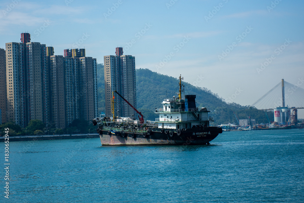 Fototapeta premium hong kong harbour