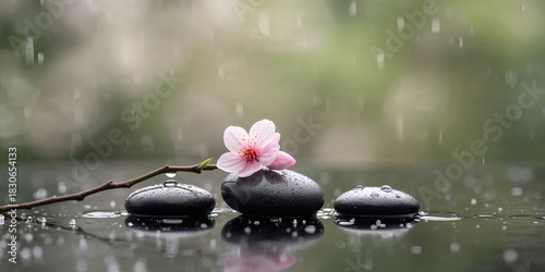 Pink magnolia tree flowers ...