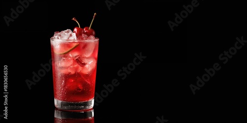 Pink hibiscus flower with l...