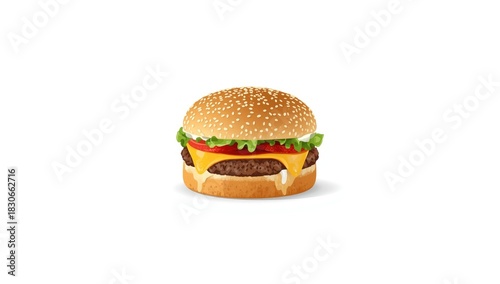 Hamburger with a single bit...