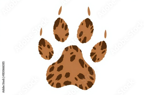 animal paw print vector illustrations