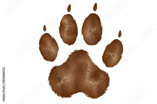 animal paw print vector illustrations