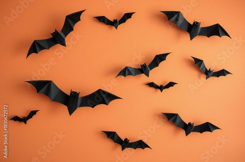 paper bats flying