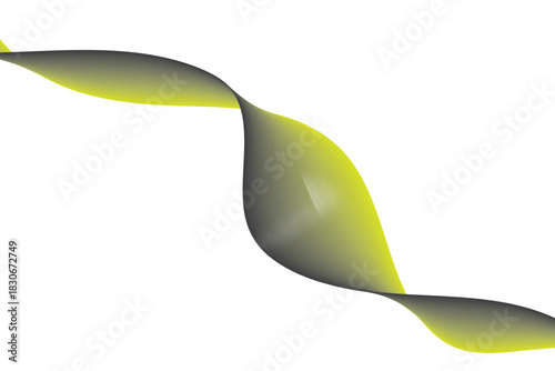 green leaf isolated on white