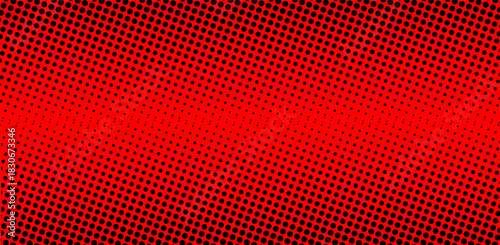 Dotted halftone gradient texture. Vanishing polka dot background. Repeating dots gradation pattern background. Black fading comic pop art overlay backdrop. Raster effect wallpaper. Eps10