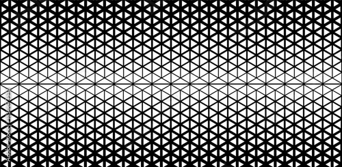 Triangles Halftone Pattern Vector Abstract Geometric Technology Background. Triangular Half Tone Texture