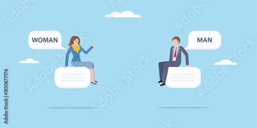 Gender communication differences between a woman and a man in business