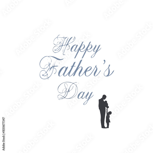 vector illustration happy father day