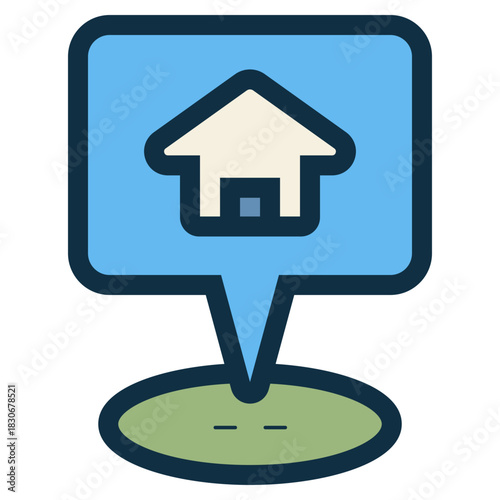 home address location icon