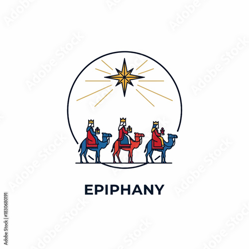 Epiphany Celebration - Three Kings Journey Following the Star.