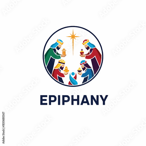 The Epiphany Nativity Scene with the Three Wise Men.