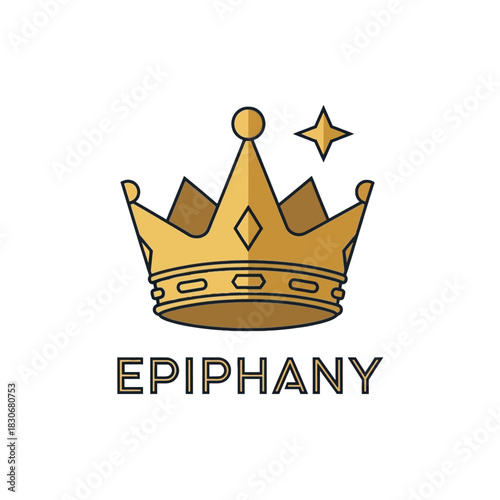 Golden Crown Symbolizing Epiphany and Revelation.