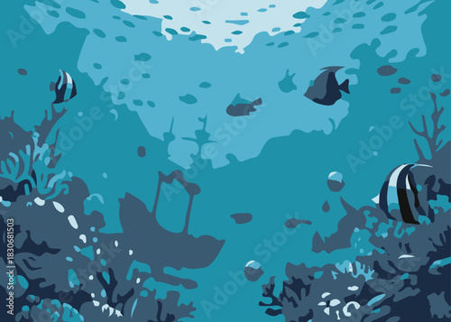 underwater world background