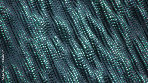 Running binary code 3D render