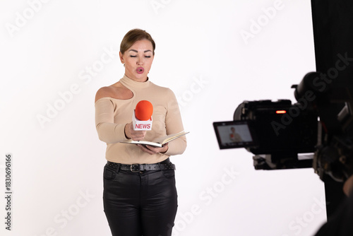 Journalist engaged in various journalistic activities, including reporting