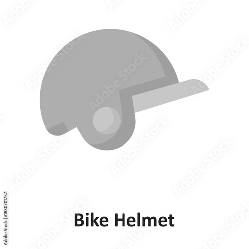Bike Helmet Vector icon which can easily modify or edit