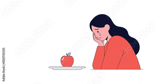 Friendly delivery man in a blue uniform and cap smiling while holding a cardboard package for shipping and logistics services illustration.