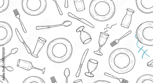 Hand-drawn illustration of a bright yellow watering can nurturing small green seedlings in a blue pot symbolizing growth and new beginnings.