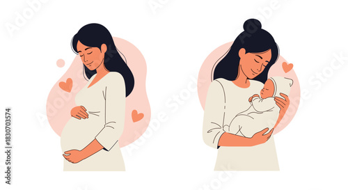 Person with a peaceful expression combing their black hair with a blue comb as part of a daily self-care and grooming routine.