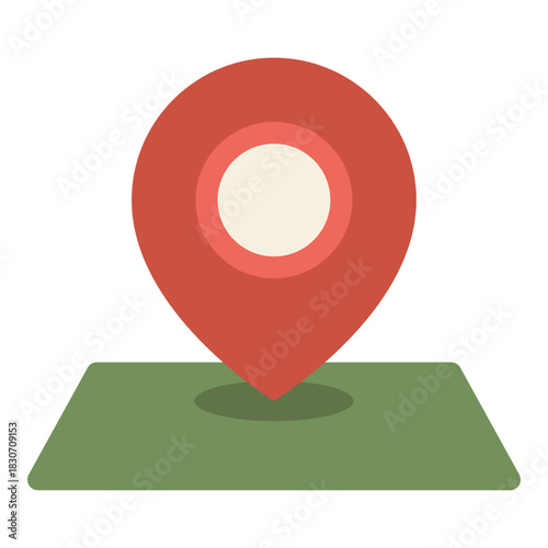 map pin location flat icon