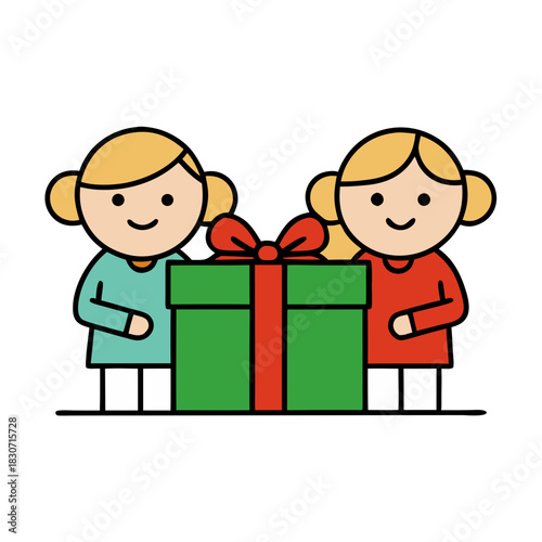 children with gifts