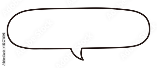 シンプルな吹き出し