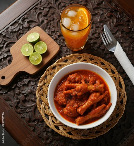 Fiery Hot Ceker Mercon Bandung: Ultra-Spicy Chicken Feet on Traditional Java