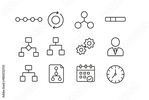 Essential business process and organizational structure elements for workflow management and planning