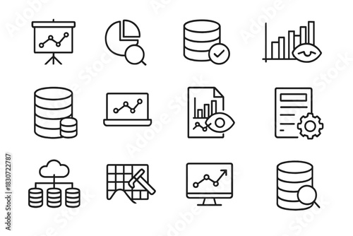 Data analysis management charts databases reporting and mining tools