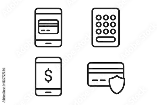 Digital finance, mobile banking, secure transactions, and credit card payment systems