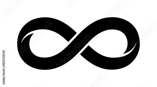 Black Infinity Symbol