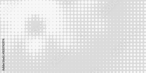 Dot white gray wave light technology texture background. Abstract big data digital concep modern dotted. Vector ilustration