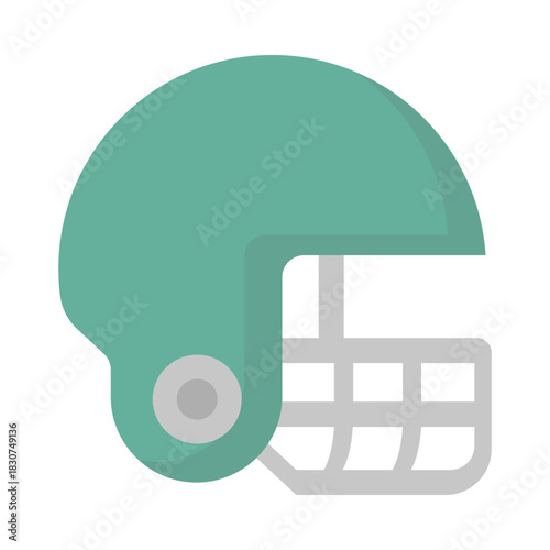 Football Helmet Vector icon which can easily modify or edit
