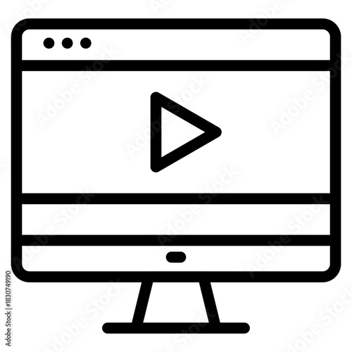 Video player icon
