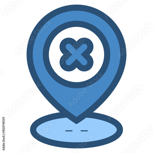 error trouble location icon